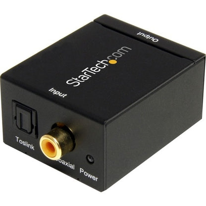 Convertidor de audio digital coaxial SPDIF o óptico Toslink a RCA estéreo de StarTech.com
