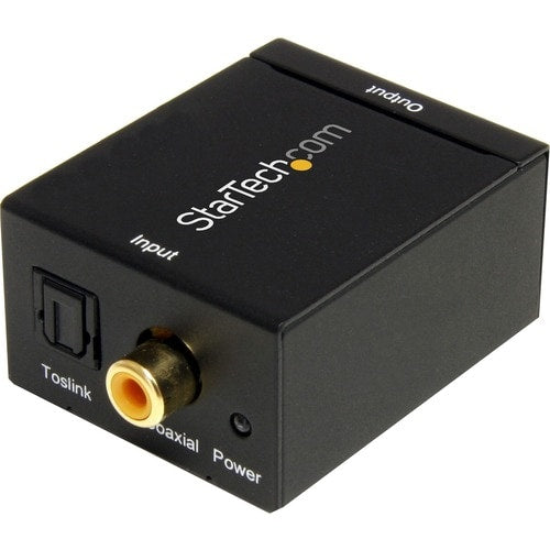 Convertidor de audio digital coaxial SPDIF o óptico Toslink a RCA estéreo de StarTech.com