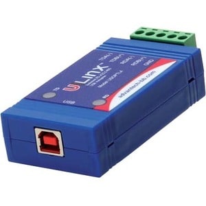 Bloque de terminales y LED Advantech B+B SmartWorx USB a 422/485 aislado con enchufe
