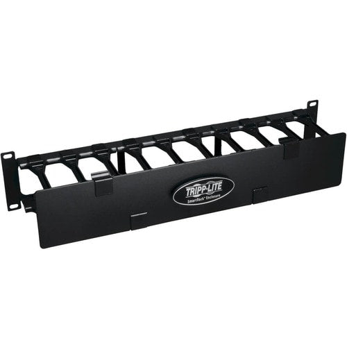 GESTIONNAIRE DE CÂBLES HORIZONTAL POUR BOÎTIER DE RACK EN ACIER AVEC CONDUIT DE DOIGTS 2URM
