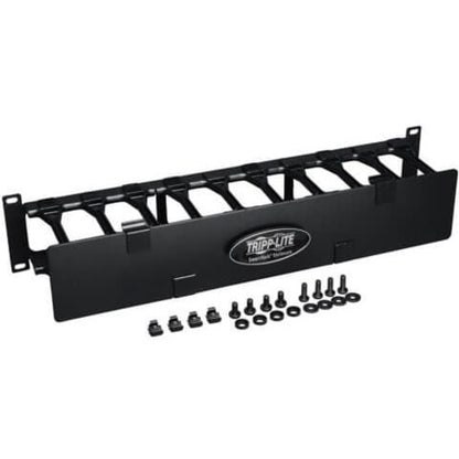 GESTIONNAIRE DE CÂBLES HORIZONTAL POUR BOÎTIER DE RACK EN ACIER AVEC CONDUIT DE DOIGTS 2URM