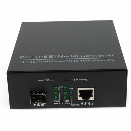 1GBS 1 RJ-45 TO 1 SFP PORT POE MEDIA CONVERTER