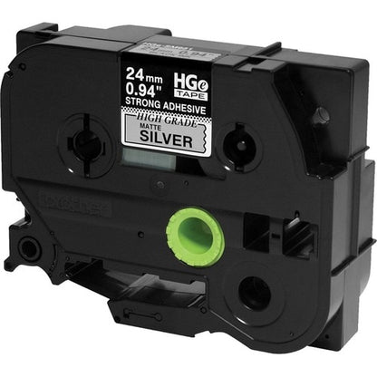 Ruban adhésif extra-fort Brother HGES9515PK noir sur argent mat - 15