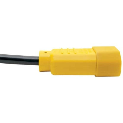 Tripp Lite 4ft Computer Power Cord Extension Cable C14 to C13 Yellow 1