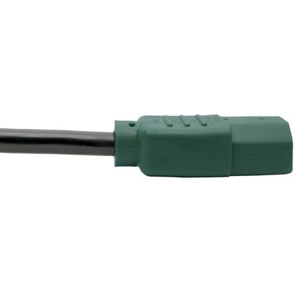 Câble d'extension d'alimentation pour ordinateur Tripp Lite 4 pieds C14 vers C13 Vert 10