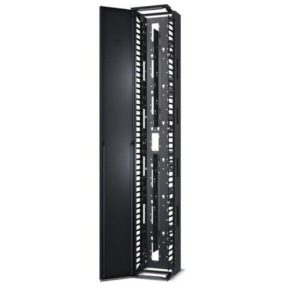 APC by Schneider Electric Cable Divider/Organizer - Cable Organizer - Black - 1 Each