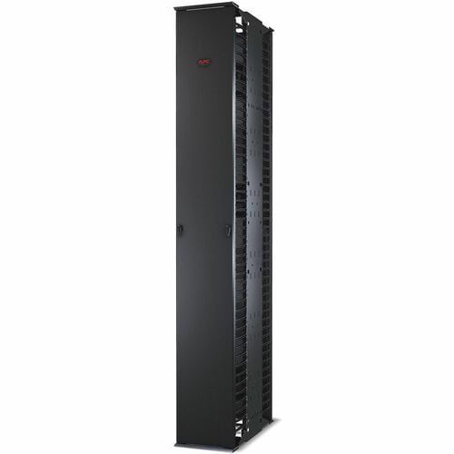 APC by Schneider Electric Vertical Cable Manager - Cable Manager - Black