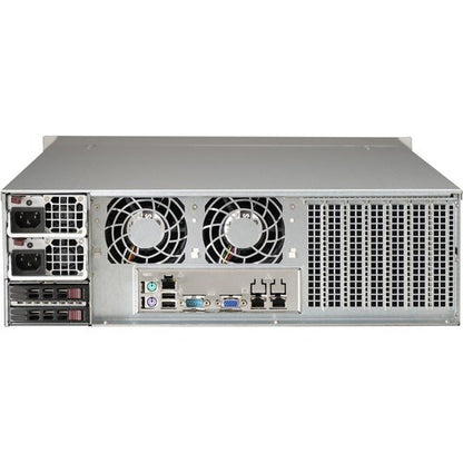 SC836A 3U RM CHÂSSIS 16 BAIES NOIR 920 W PFC LECTEUR DVD-ROM SLIM