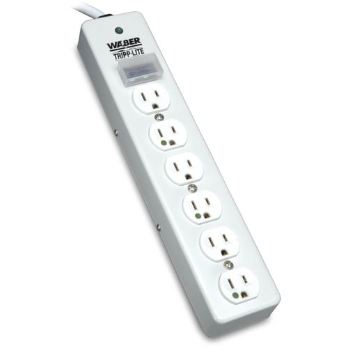 Tripp Lite by Eaton SPS610HGRA 6-Outlets Surge Suppressor - NEMA 5-15P