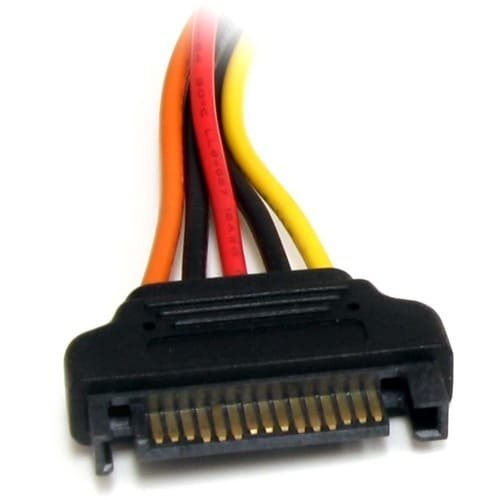 Cable de extensión de alimentación SATA de 8 pulgadas y 15 pines de Startech Star Tech.com - Extensión