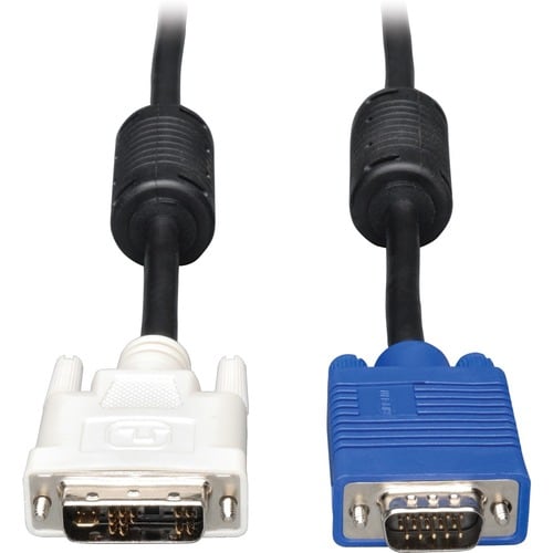 Tripp Lite 3ft DVI to VGA Monitor Cable Shielded with RGB High Resolution DVI-A to HD15 M/