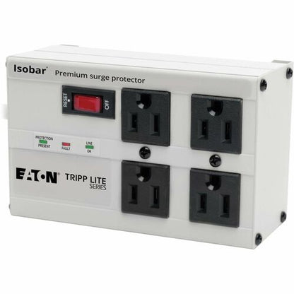 Tripp Lite Isobar 4 Outlet 120V Surge Suppressor - 4 x NEMA 5-15R - 1.