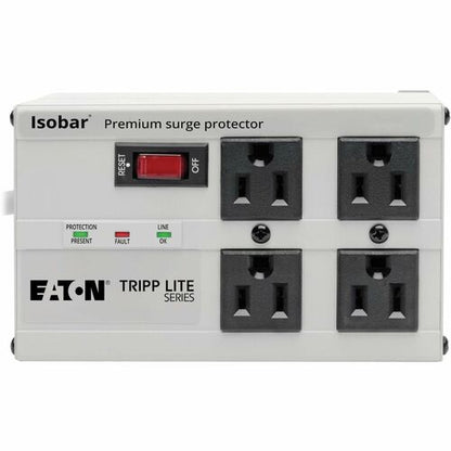 Tripp Lite Isobar 4 Outlet 120V Surge Suppressor - 4 x NEMA 5-15R - 1.