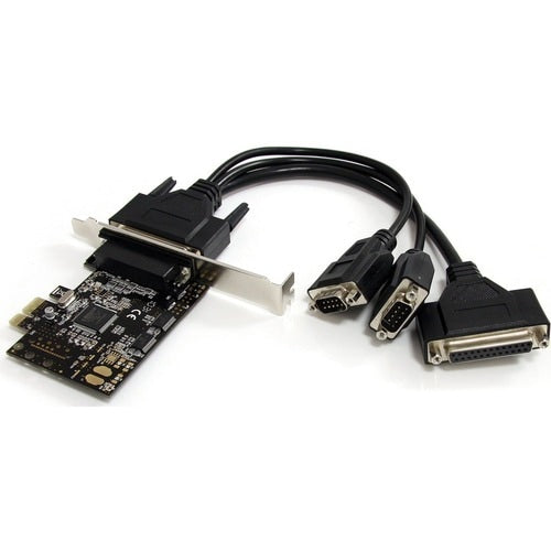 Carte combo série parallèle PCI Express 2S1P StarTech.com - Ajoutez un port parallèle et deux ports RS