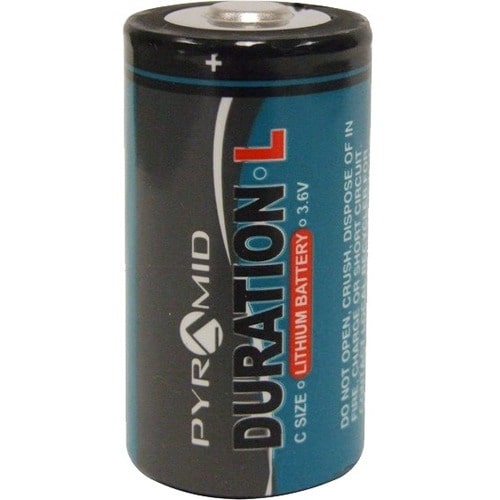 PIRÁMIDE DURACIÓN-L BATERÍA DE LITIO DE 3,6 V TAMAÑO C