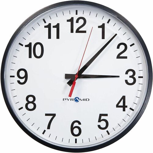 Coffret horloges pyramidales analogiques - Analogique - Quartz - Cadran principal blanc - Noir