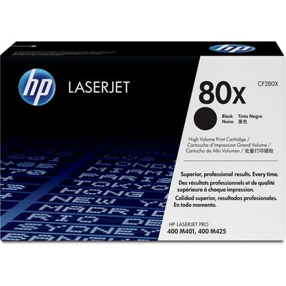 Cartucho de tóner láser original HP 80X - Negro - 1 unidad - 690