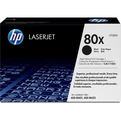 Cartucho de tóner láser original HP 80X - Negro - 1 unidad - 690