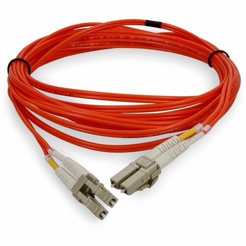 AddOn 1m Multi-Mode fiber (MMF) Duplex LC/LC OM1 Orange Patch Cable - Fiber Optic for Netw