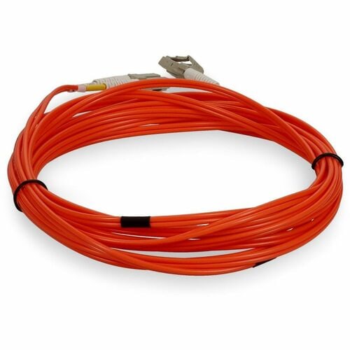 AddOn 1m Multi-Mode fiber (MMF) Duplex LC/LC OM1 Orange Patch Cable - Fiber Optic for Netw