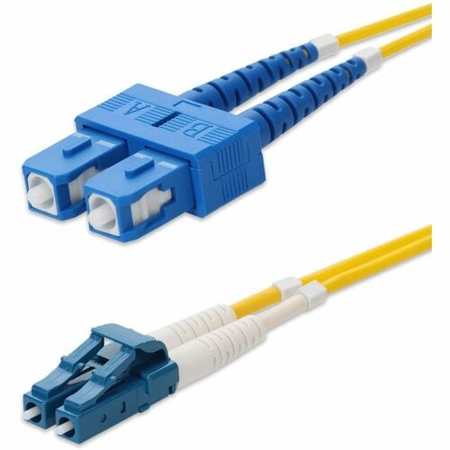 Câble d'extension 10 m SMF 9/125 Duplex SC/LC OS1 jaune OFNR (RiserCBNE5849F)