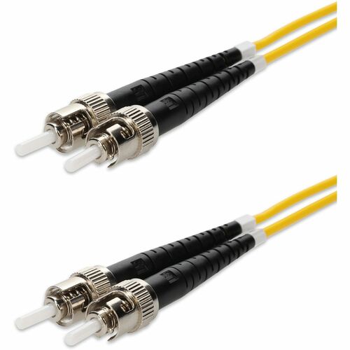 AddOn 5m Single-Mode fiber (SMF) Duplex ST/ST OS1 Yellow Patch Cable - Fiber Opt