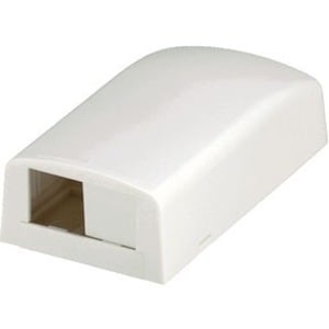Panduit Mini-Com CBX2WH-AY Mounting Box - 2 x Total Number of Socket(s) - White - Acryloni