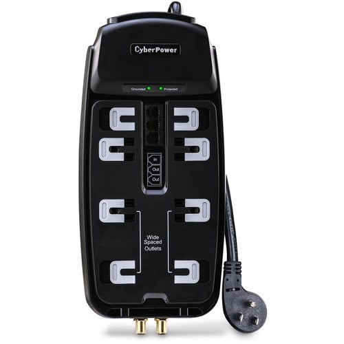 Cyber Power CyberPower CSHT808TC Home Theater 8-Outlets Surge Suppress