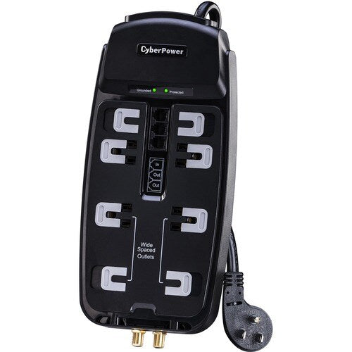 Cyber Power CyberPower CSHT808TC Home Theater 8-Outlets Surge Suppress