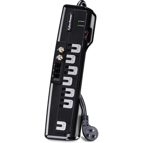 Cyber Power CyberPower CSHT706TC Home Theater 7-Outlets Surge Suppress