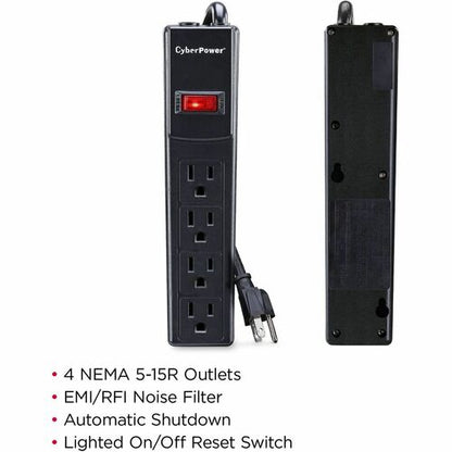 Parasurtenseur CyberPower CSB404 Essential 4 prises 4 pieds