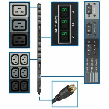Tripp Lite by Eaton Metered PDU3MV6L2130 48-Outlets 8.6kW PDU - NEMA L