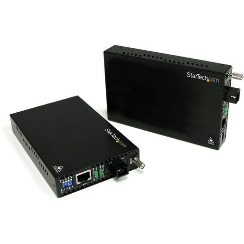 StarTech.com Kit Convertidor de Medios de Fibra Ethernet Monomodo WDM 10/100 Mbps SC 20 km