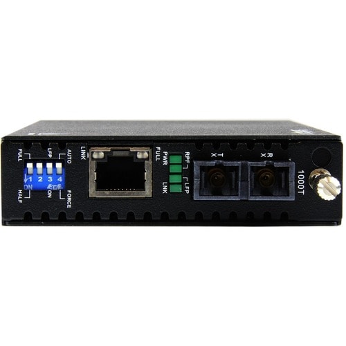 StarTech.com Convertidor de medios de fibra multimodo Gigabit Ethernet SC 550m - 1000 Mbps