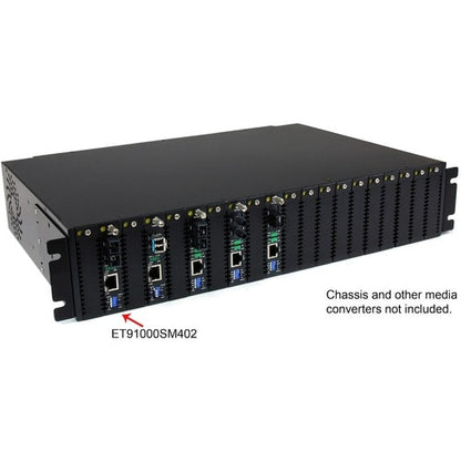 StarTech.com Convertidor de medios de fibra óptica monomodo Gigabit Ethernet SC 40 km - 1000 Mbps