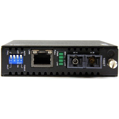 StarTech.com Convertidor de medios de fibra óptica monomodo Gigabit Ethernet SC 40 km - 1000 Mbps
