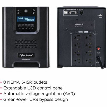 Cyber Power CyberPower Smart App Sinewave PR1500LCD 1500VA Pure Sine W