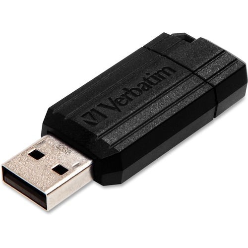 32GB PINSTRIPE USB FLASH DRIVE BLACK NR MULTI 10