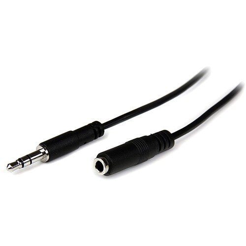 StarTech.com 1m Slim 3.5mm Stereo Extension Audio Cable