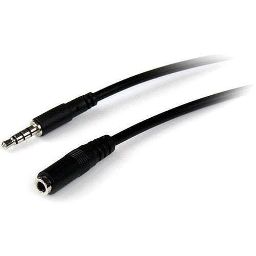 Câble d'extension pour casque StarTech.com 2 m 3,5 mm 4 positions TRRS