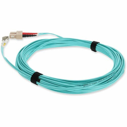 AddOn 5m Laser-Optimized Multi-Mode fiber (LOMM) Duplex SC/LC OM3 Aqua Patch Cab