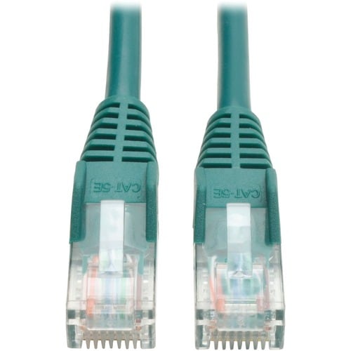 Cable moldeado sin enganches de Tripp Lite by Eaton Cat5e de 7,6 m y 350 MHz (RJ45 M/M), color verde