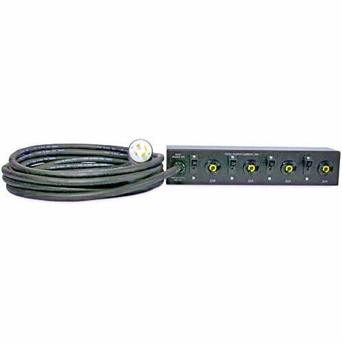 PDU básica para rack de APC de 4,992 kVA, 4 x NEMA L5-20R, 4,99 kVA, montaje en rack de 2 U