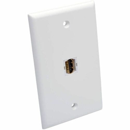 Tripp Lite HDMI Keystone Jack Snap-in Insert Module Coupler F/F White - 1 x HDMI Digital A