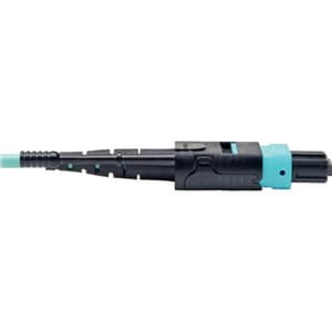 Câble de raccordement MTP/MPO Tripp Lite par Eaton de 2 mètres, 12 fibres, 40 GbE Aqua OM3 Plen