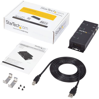 Adaptateur USB vers série StarTech.com - 4 ports - Industriel