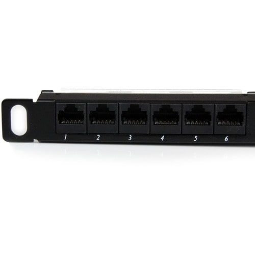 PANEL DE CONEXIÓN CAT5E DE 24 PUERTOS 0.5U PANEL DE CONEXIÓN RJ45 ENET DE MONTAJE EN RACK 110