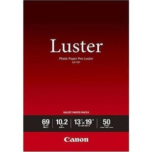 50-SHEET LU-101 13X19 FOR PIXMA PRO-1/PRO-10/PRO-100 WHITE NO RTRNS