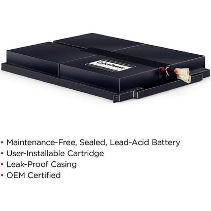 Cyber Power CyberPower RB0670X4 UPS Replacement Battery Cartridge - 70