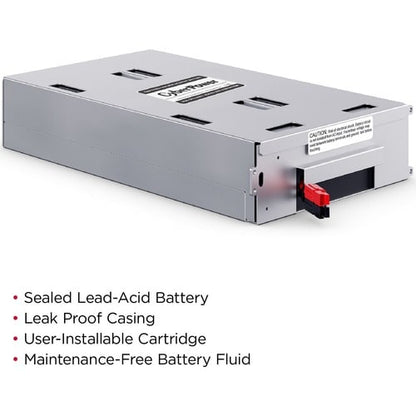 Cyber Power CyberPower RB1270X4A UPS Replacement Battery Cartridge - 7